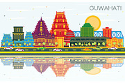 Guwahati India City Skyline