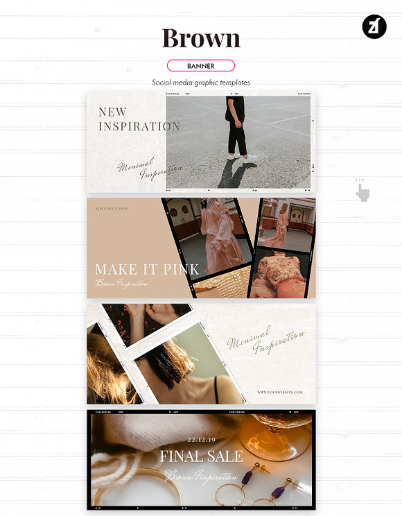 Brown social media graphic in Instagram Templates - product preview 9