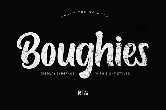 Boughies Typeface in Display Fonts - product preview 12