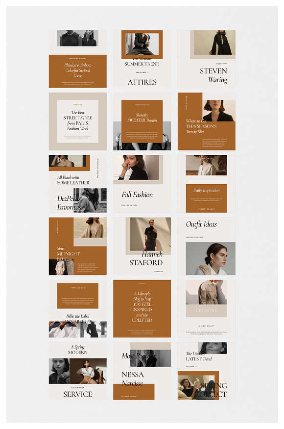 ROSE Instagram Feed in Instagram Templates - product preview 6