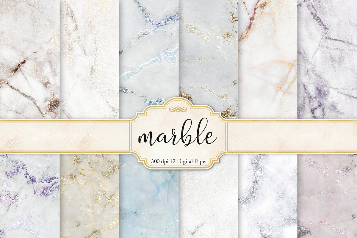 Gold Marble Backgrounds in Textures - product preview 8