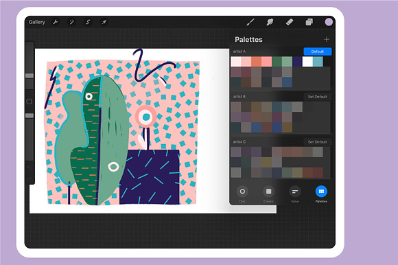 Procreate swatches in Add-Ons - product preview 1