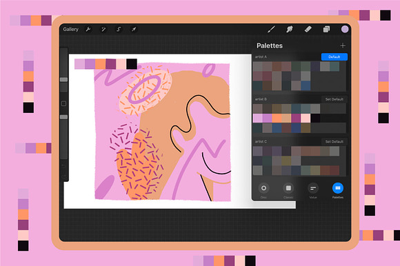 Procreate swatches in Add-Ons - product preview 2