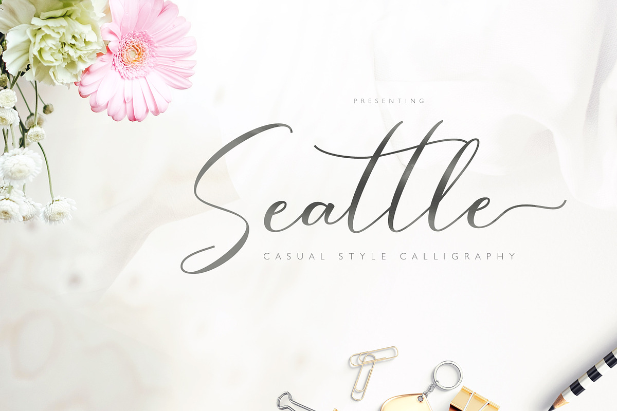 Seattle Script in Fonts - product preview 8