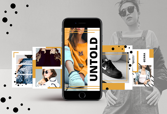 PSD | Untold Social Media Pack in Instagram Templates - product preview 4