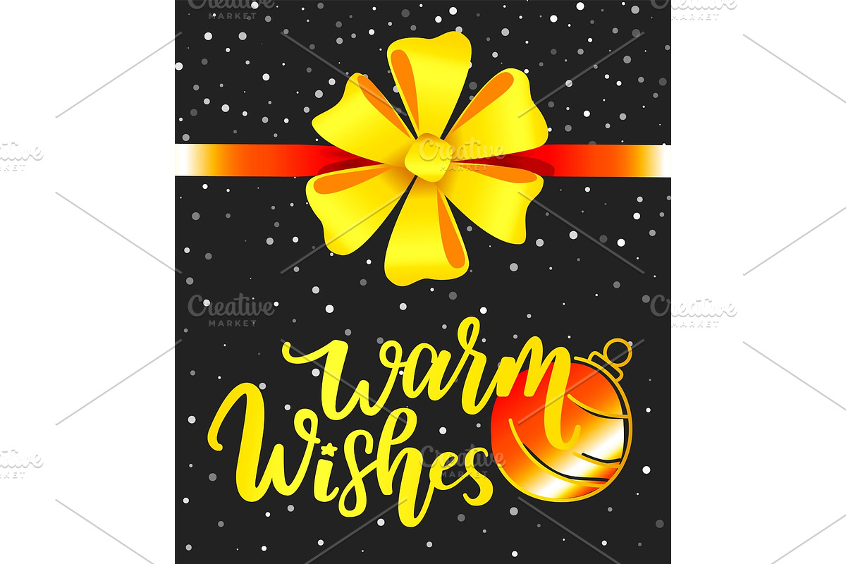 Warm Wishes Christmas Greeting Card in Illustrations - product preview 8