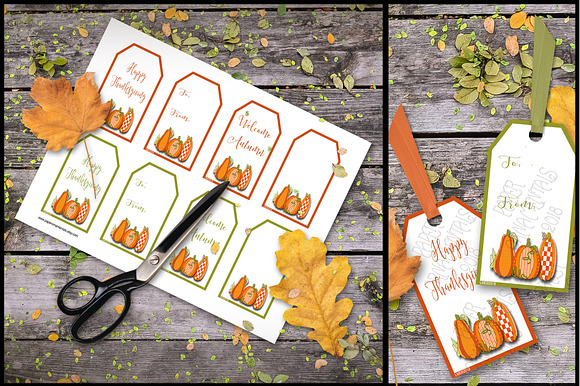 Gift Tags, Pumpkin Patch Trio in Objects - product preview 4