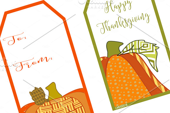 Gift Tag, Pumpkin Patch Tops in Objects - product preview 3