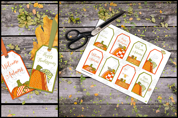 Gift Tag, Pumpkin Patch Tops in Objects - product preview 4