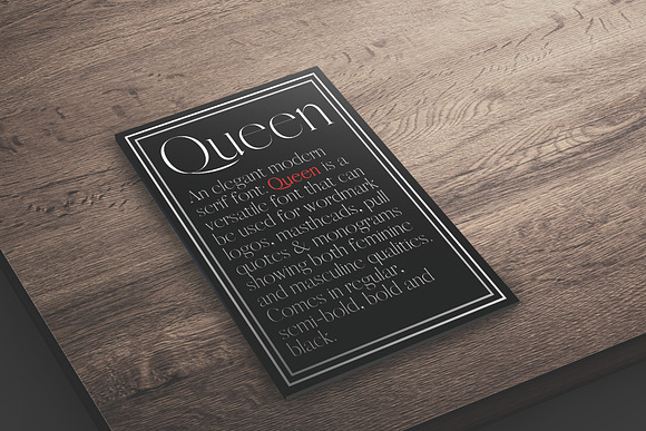 QUEEN: An Elegant Serif Font in Serif Fonts - product preview 7