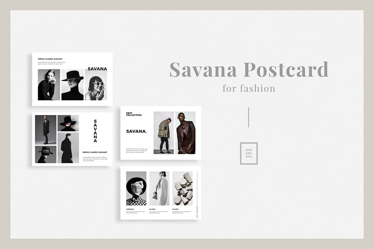 SAVANA - POSTCARD in Postcard Templates - product preview 8