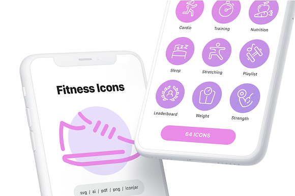 Fitness Line Icons in Simple Line Icons - product preview 7