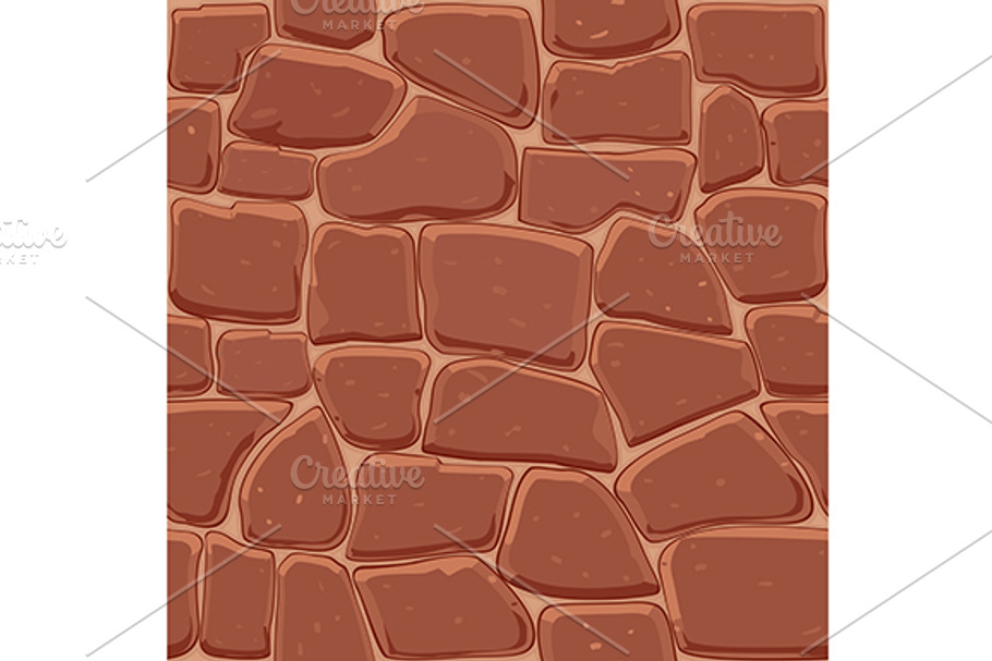 Brown stone seamless background in Graphics - product preview 8