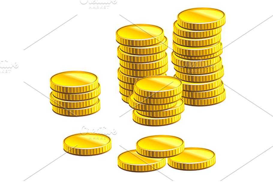 Many gold coins in Graphics - product preview 8