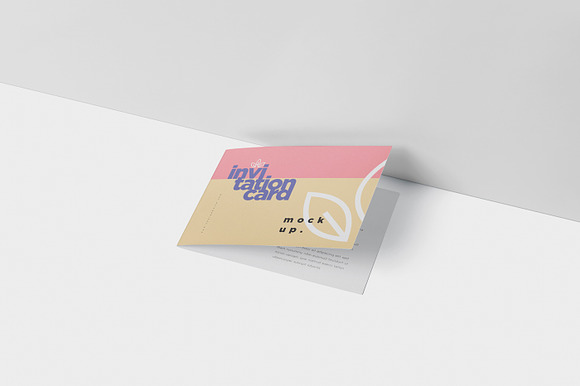 Invitation Card Mock-Up in Branding Mockups - product preview 4