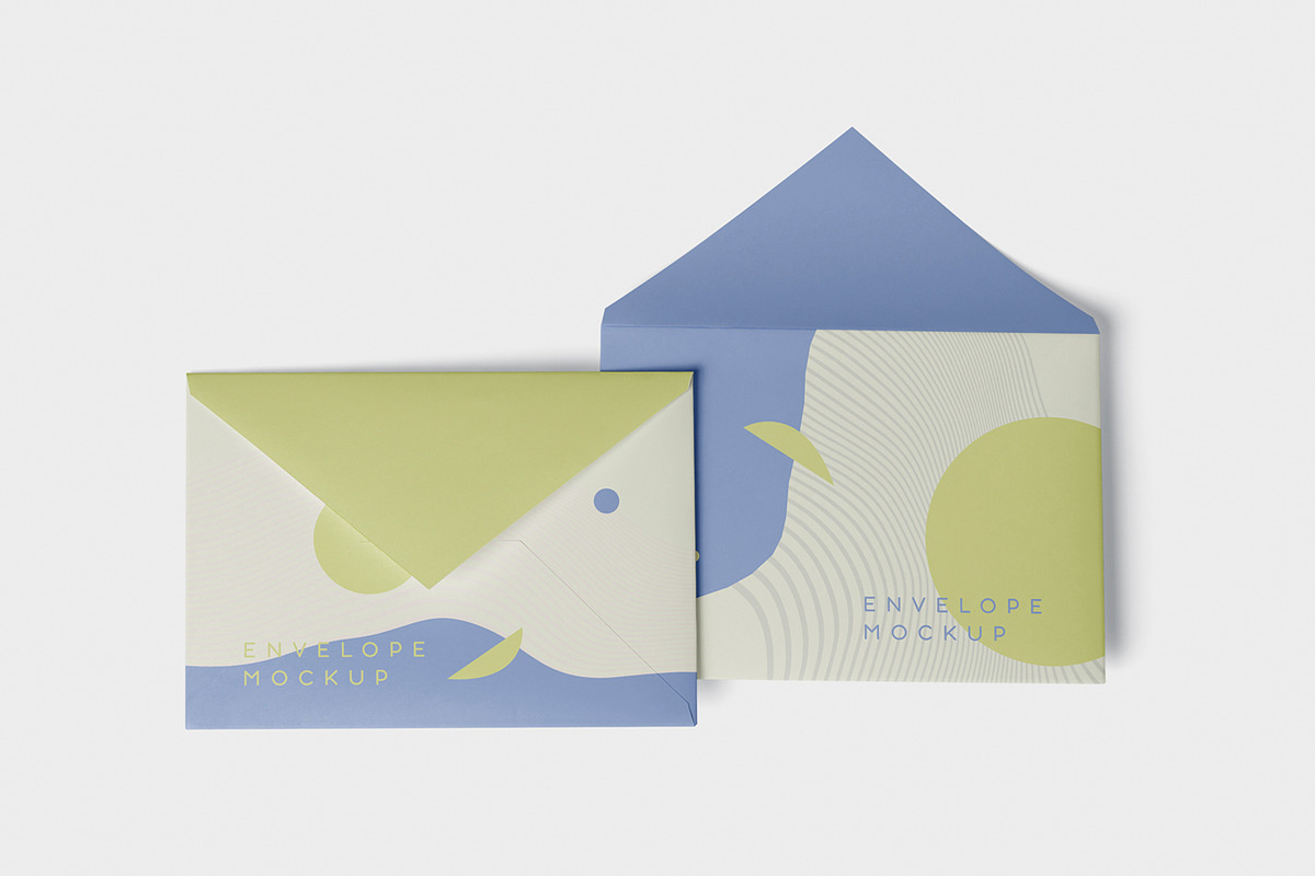 Envelope C5 / 6 Mock-Up in Branding Mockups - product preview 8