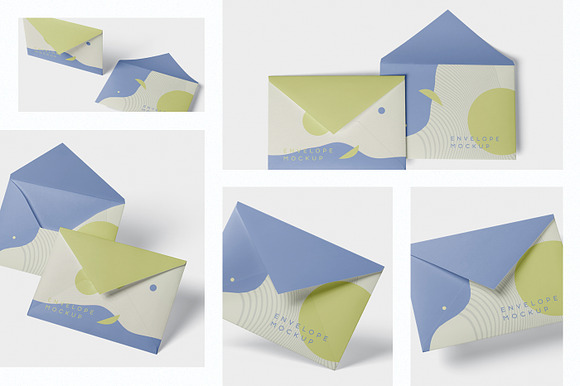 Envelope C5 / 6 Mock-Up in Branding Mockups - product preview 1