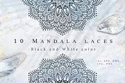 10 Mandala Laces + Bonus