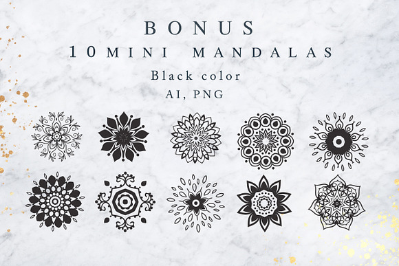 10 Mandala Laces + Bonus in Objects - product preview 6