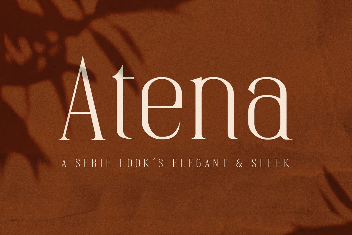 Atena - Serif Font in Serif Fonts - product preview 8