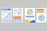 Pediatric brochure template layout