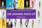 100 Leggings Mock-Up Set