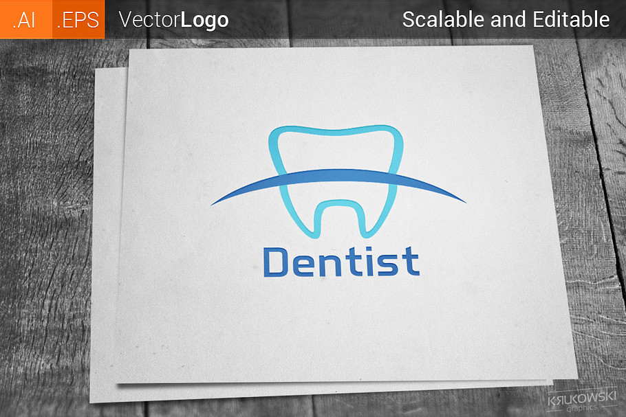 Dentist Logo in Logo Templates - product preview 8