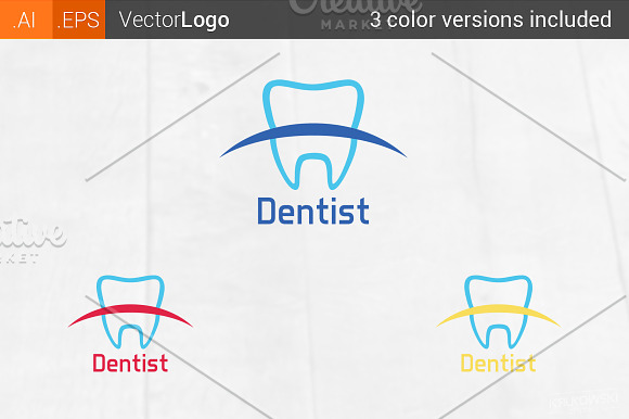 Dentist Logo in Logo Templates - product preview 1
