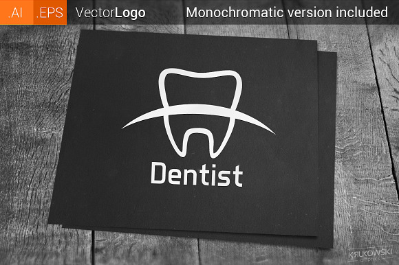 Dentist Logo in Logo Templates - product preview 2