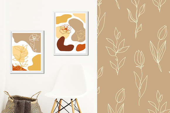 Modern Floral Abstract Collection in Graphics - product preview 21