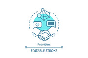 Providers concept icon