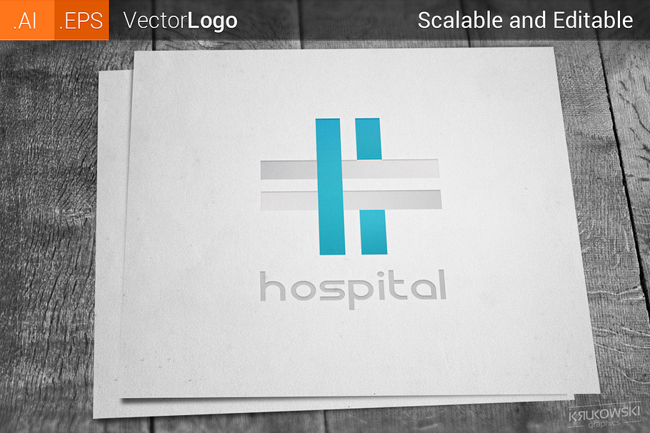 Hospital Logo in Logo Templates - product preview 8