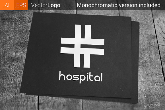 Hospital Logo in Logo Templates - product preview 2