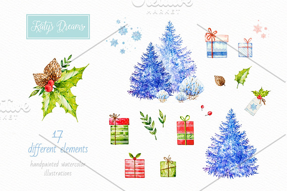 Christmas mouse in Illustrations - product preview 2