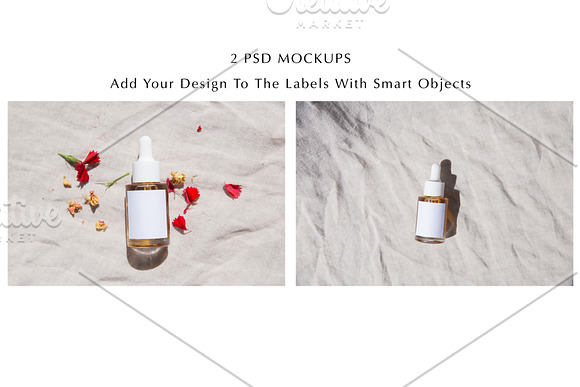 Glass Dropper Bottle Mockup in Product Mockups - product preview 1