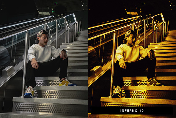 50 Black & Yellow Lightroom Presets in Add-Ons - product preview 3
