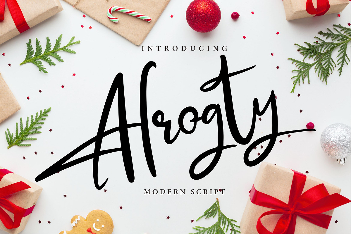 Alrogty | Modern Script Font in Script Fonts - product preview 8