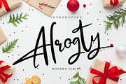 Alrogty | Modern Script Font