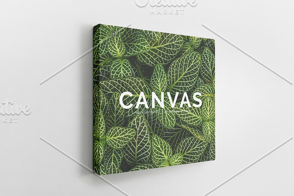 Square Canvas Ratio 1x1 Mockup 02 in Print Mockups - product preview 1