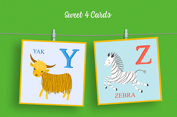 Alphabet Zoo Illustration Set in Illustrations - product preview 3