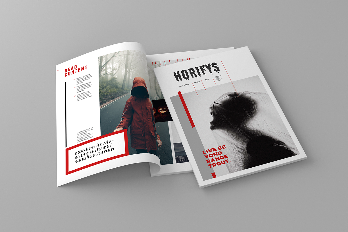 Horifys - Magazine Template in Magazine Templates - product preview 8
