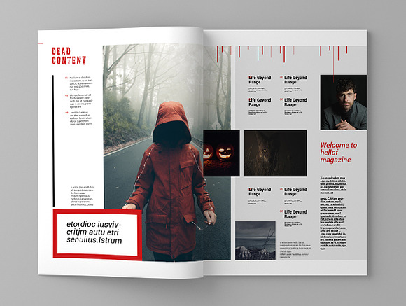Horifys - Magazine Template in Magazine Templates - product preview 2