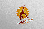Yoga and Spa Lotus Flower logo 30