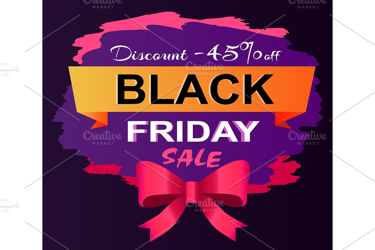 Black Friday Sale with 45 Discount in Illustrations - product preview 8