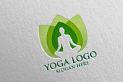 Yoga and Spa Lotus Flower logo 31