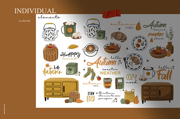 Cozy Autumn Collection in Illustrations - product preview 9