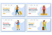 Travel company landing page