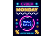 Mega Sale on Cyber Monday, Neon