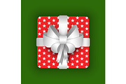 Gift Box with Ribbon and Bow