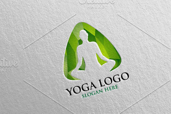 Yoga and Spa Lotus Flower logo 36 in Logo Templates - product preview 1